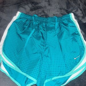 Blue Nike shorts